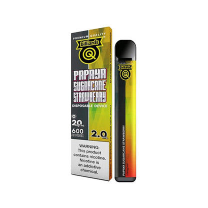 EXPIRED:: 20mg Billiards Q Tricks Shot Disposable Vape Device 600 Puffs