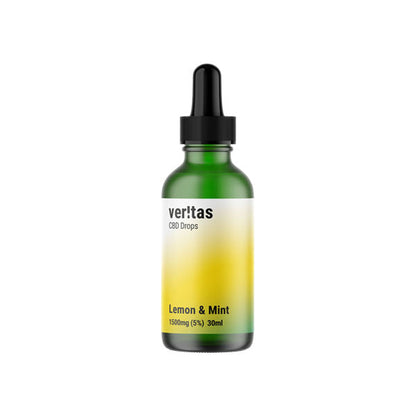 Veritas 1500mg CBD Lemon & Mint Drops - 30ml