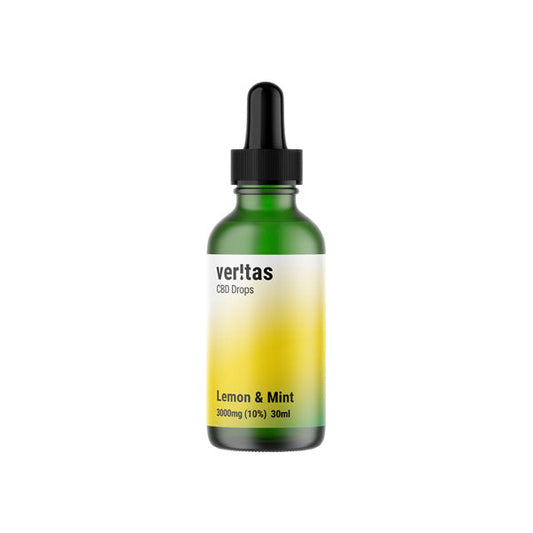 Veritas 3000mg CBD Lemon & Mint Drops - 30ml