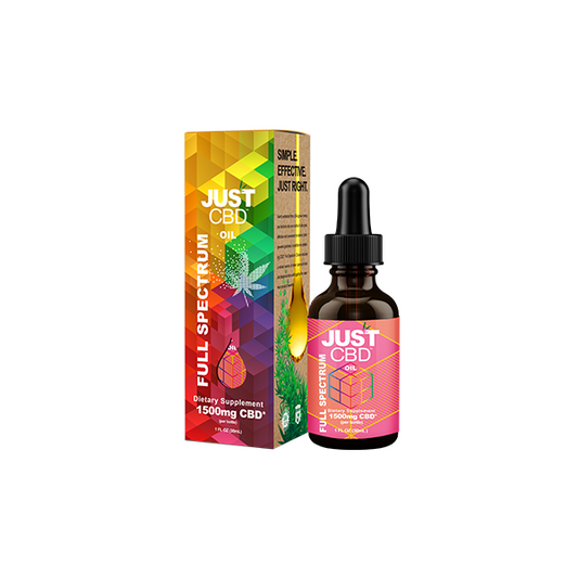 Just CBD 1500mg Full Spectrum Tincture - 30ml