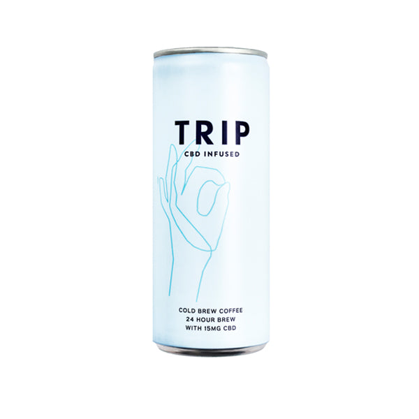 12 x TRIP 15mg CBD Infused Cold Brew Coffee Drink 250ml