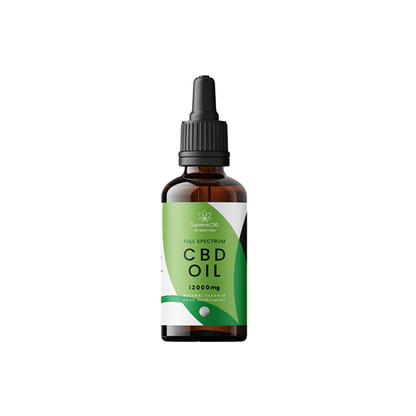 Supreme CBD 12000mg Full Spectrum CBD Tincture Oil - 100ml