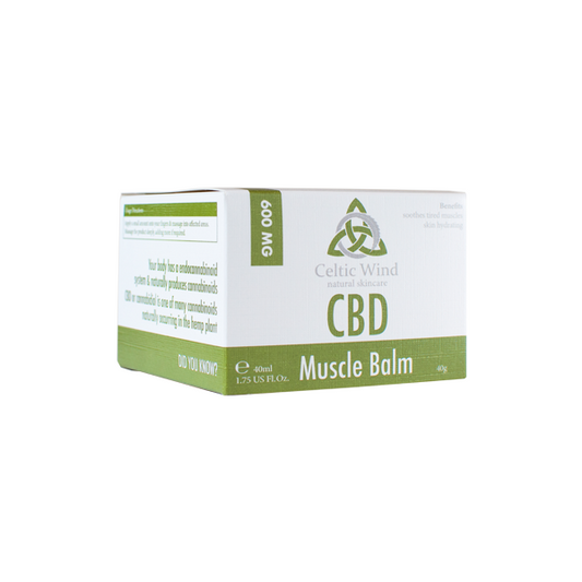 Celtic Wind Crops 600mg CBD Muscle Balm - 40ml