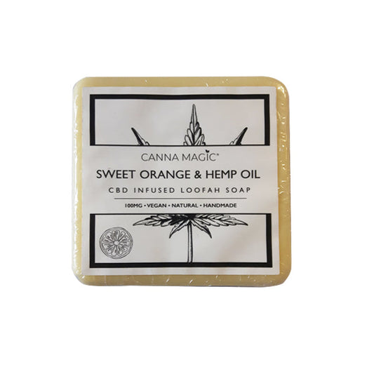 Canna Magic 100mg CBD Sweet Orange & Hemp Oil Soap 145g