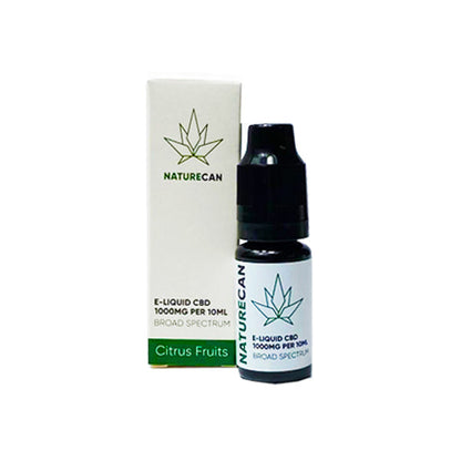 Naturecan 1000mg CBD E-Liquid 10ml (80VG/20PG)