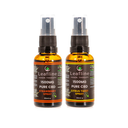 CBD Leafline 1500mg CBD MCT Oil Spray - 30ml