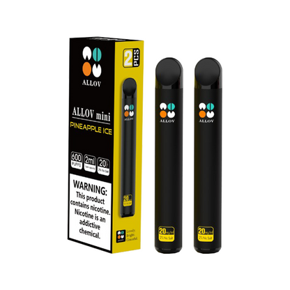 20mg Allov Mini Disposable Vape Device Twin Pack 1200 Puffs