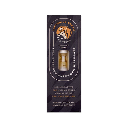 CBD Tiger 350mg Full Spectrum CBD Flowform Vape Cartridge