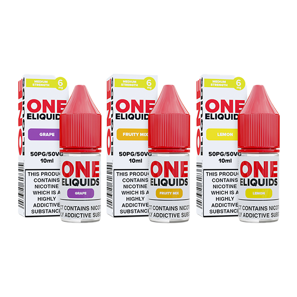 6mg One E-Liquids Flavoured Nic Shot 10ml (50VG/50PG)