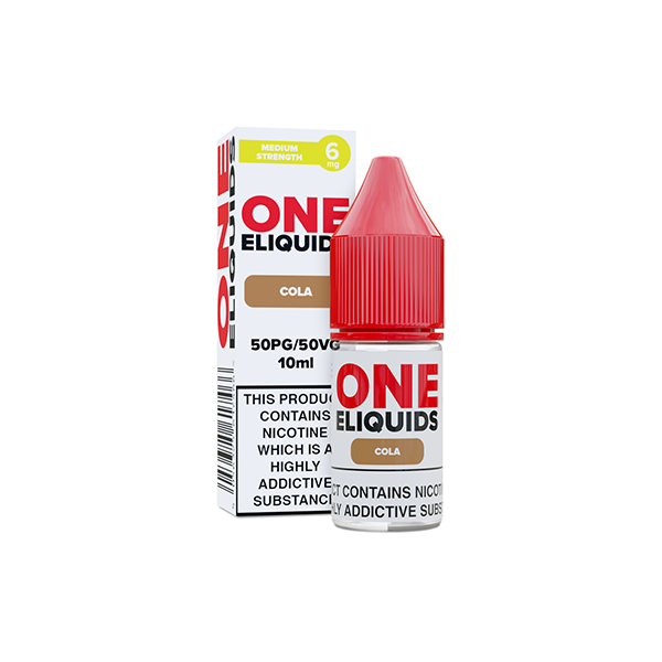 6mg One E-Liquids Flavoured Nic Shot 10ml (50VG/50PG)