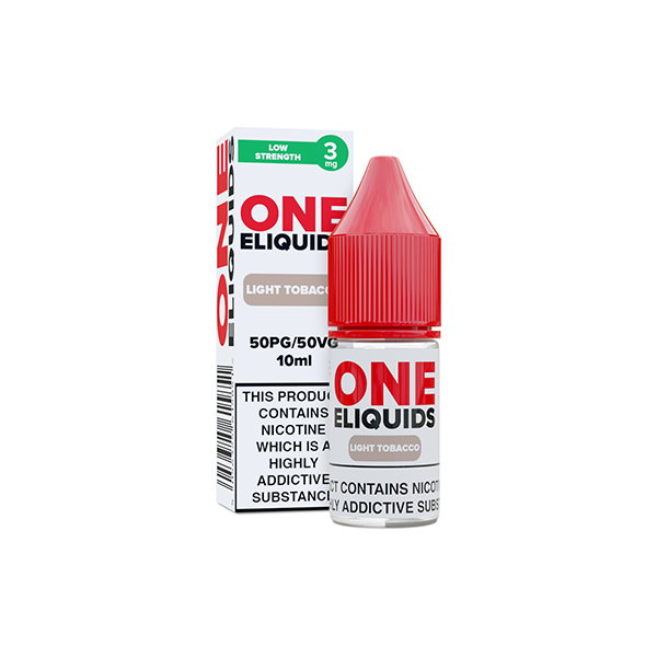 3mg One E-Liquids Flavoured Nic Shot 10ml (50VG/50PG)