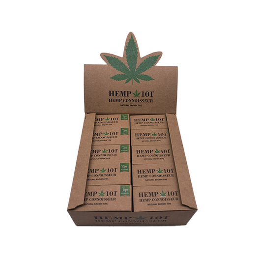 Hemp 101 Hemp Connoisseur Natural Brown Tips 50 Booklets