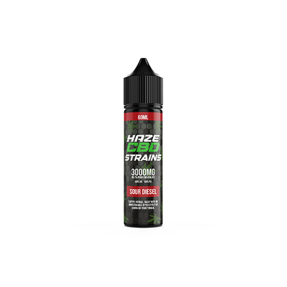 Haze CBD Strains 3000mg CBD E-Liquid 50ml Shortfill 0mg (50VG/50PG)