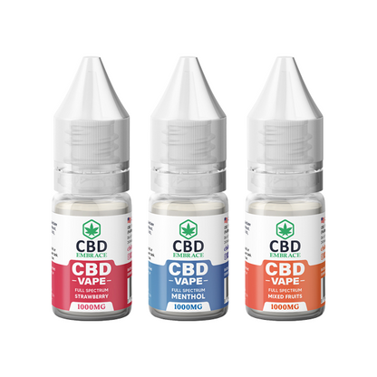 CBD Embrace 1000mg Full Spectrum CBD Vape Oil - 10ml