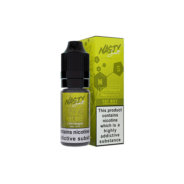 10mg Nasty Salts 10ml Nic Salts (50VG/50PG)