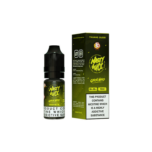 Nasty 50/50 12mg 10ml E-Liquids (50VG/50PG)