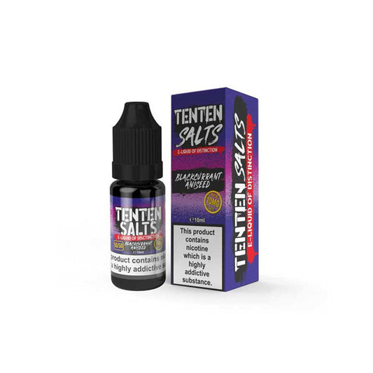 10mg TenTen 10ml Nic Salts (50VG/50PG)