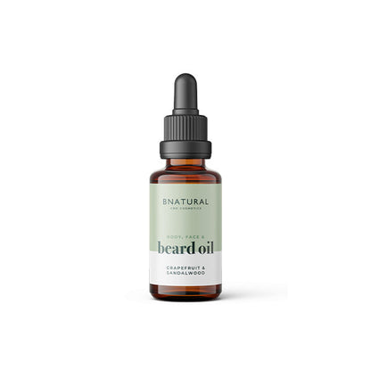 Bnatural 100mg CBD Beard & Face Oil - 30ml