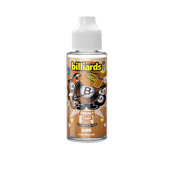 Expired :: Billiards Soda Range 0mg 100ml Shortfill (70VG/30PG)