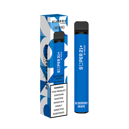 20mg Super21+ By Yecoo Disposable Vape Device 600 Puffs