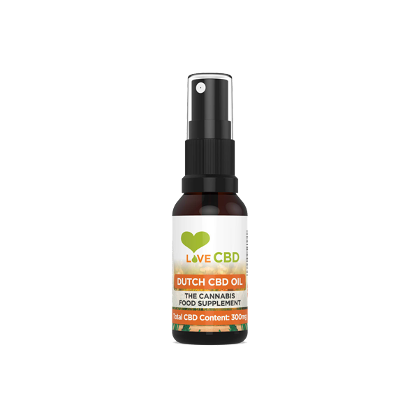 Love CBD 300mg Dutch CBD Oil Spray - 20ml