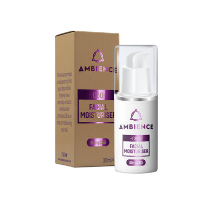 Ambience CBD Infused 50mg CBD Facial Moisturiser 30ml