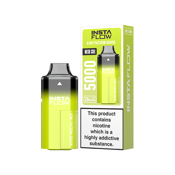 20mg Instaflow 5000 Disposable Rechargeable Vape Kit 5000 Puffs