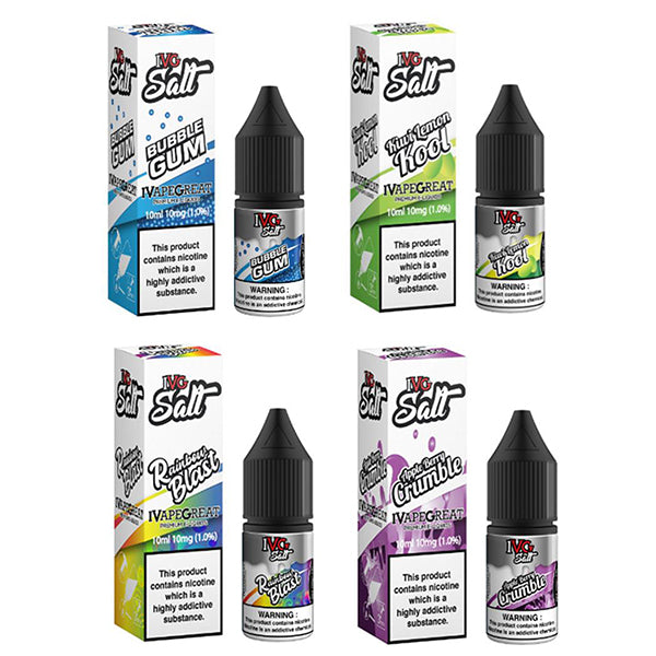 New! I VG Salt 10mg 10ml Nic Salt (50VG/50PG)