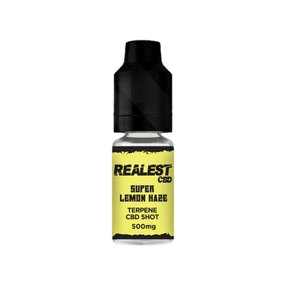 Realest CBD 500mg Terpene Infused CBD Booster Shot 10ml (BUY 1 GET 1 FREE)