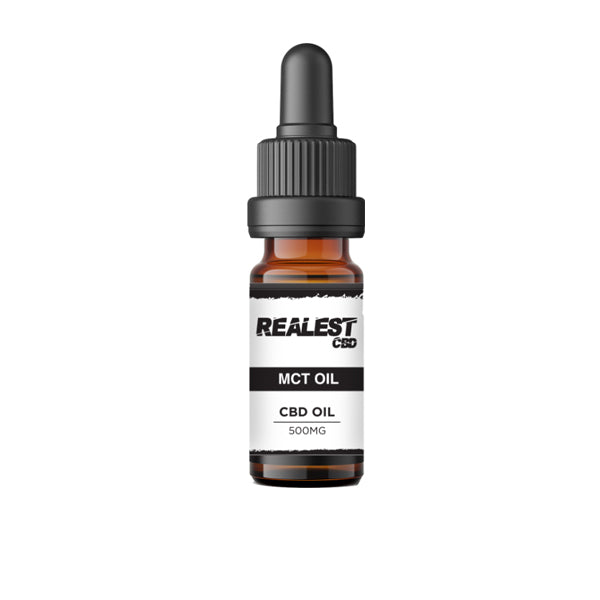 Realest CBD 500mg Broad Spectrum CBD 10ml MCT Oil