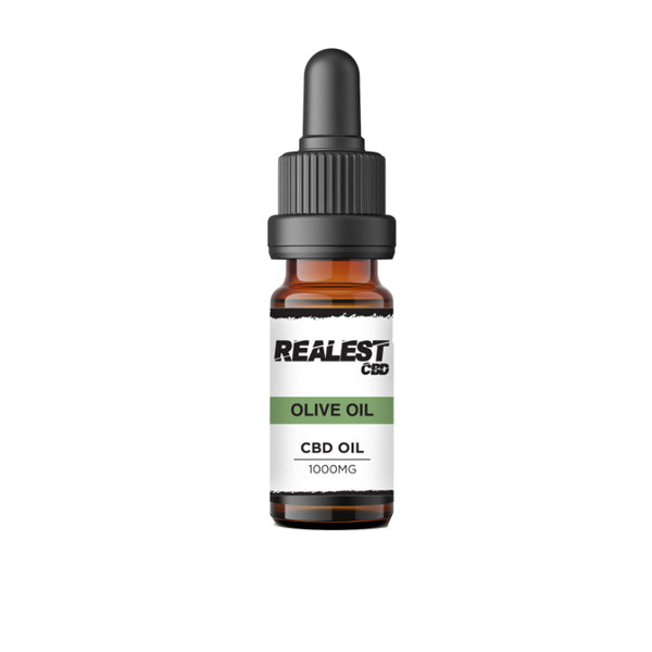 Realest CBD 1000mg Broad-Spectrum CBD 10ml Olive Oil