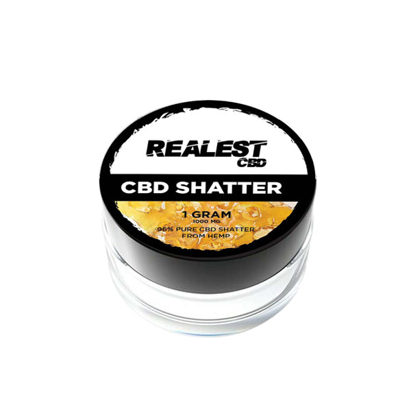 Realest CBD 1000mg Broad Spectrum CBD Shatter