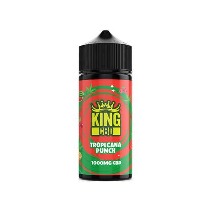 King CBD 1000mg CBD E-liquid 120ml (BUY 1 GET 1 FREE)