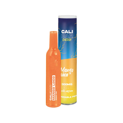 CALI BAR ENERGY with Caffeine Full Spectrum 300mg CBD Vape Disposable