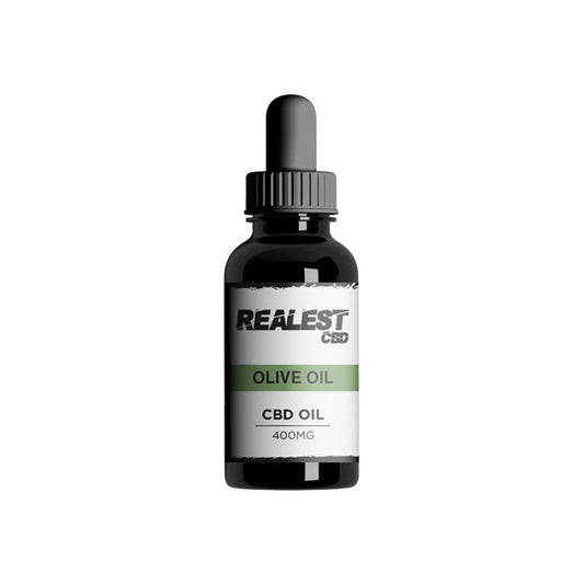 Realest CBD 400mg Broad Spectrum CBD Olive Oil - 30ml