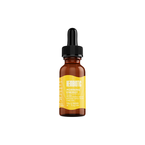 Hembiotic 1500mg Broad-Spectrum Functional CBD Oil - 15ml